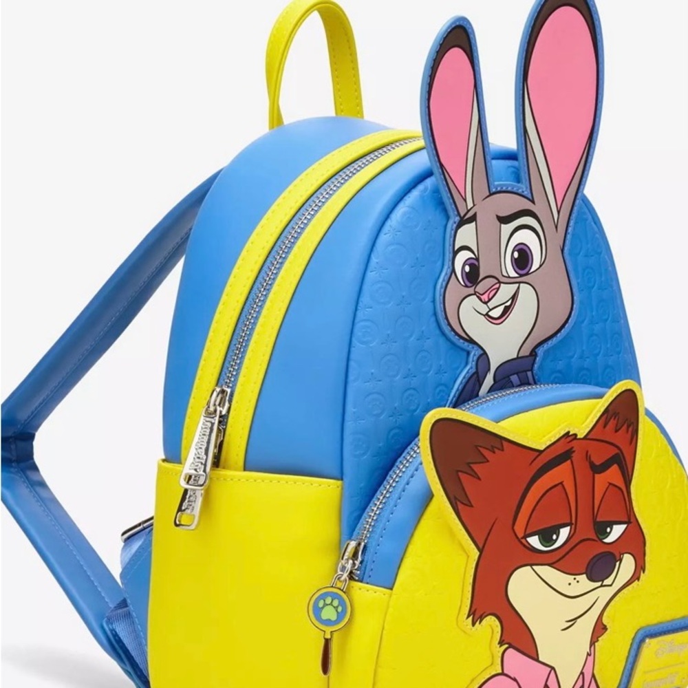 NWT LOUNGEFLY DISNEY ZOOTOPIA Nick & Judy Mini Backpack